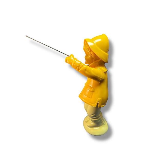 70s Lot of 2 Vintage Avon Catch A Fish Sonnet Cologne empty bottle Fisherman Boy - Picture 3 of 9